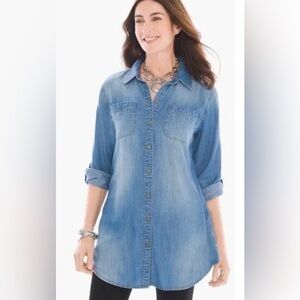 👖Chico's Light Blue Button Down Shirt👖